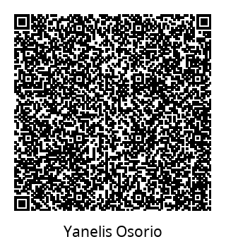 contact information in QR code